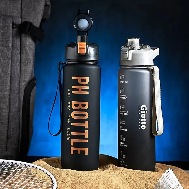 Men's Portable Large Capacity Plastic Water Bottle - Bellarte Enchanté Men's Portable Large Capacity Plastic Water Bottle